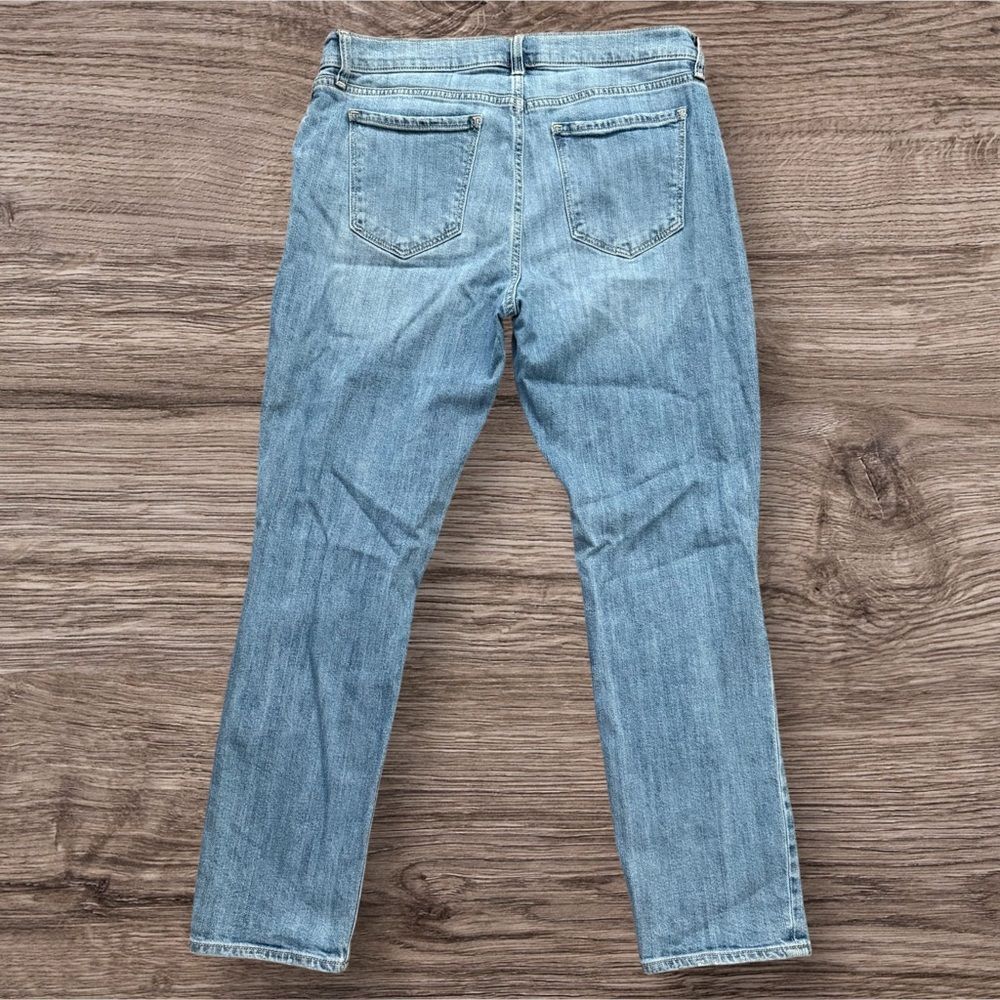 Old Navy Boyfriend Straight Me Stella Mid Rise Women’s Distressed Blue Jeans - Picture 2 of 6